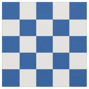 Tela Cartón de 1 pulgada azul y blanco profundo