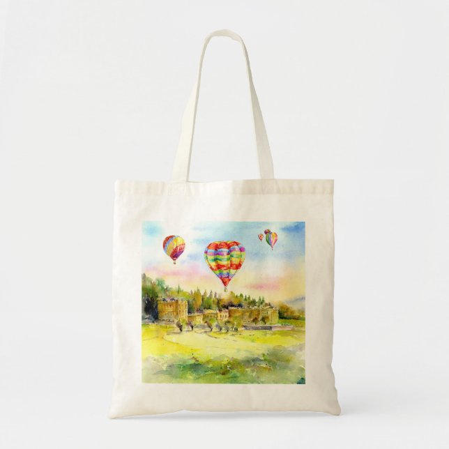 Tela Casa de Chatsworth y bolso de los globos (Frente)