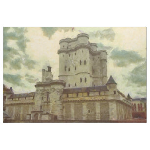 Tela Castillo de Vincennes, pintura de París