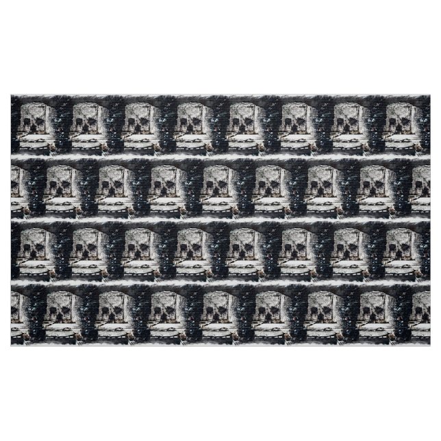 Tela Castle Skull ("Cuarto gordo" (fat quarter))