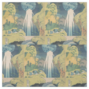 Tela Catarata Amida de Hokusai Japón Catarata