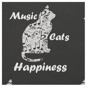 Tela Cats musicales felicidad - Cita del músico Lover
