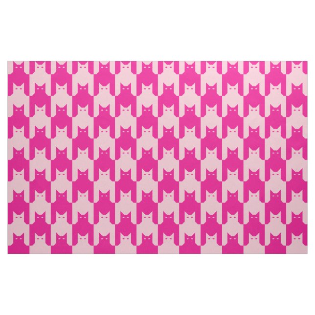 Tela Catstooth rosado ("Cuarto gordo" (fat quarter))