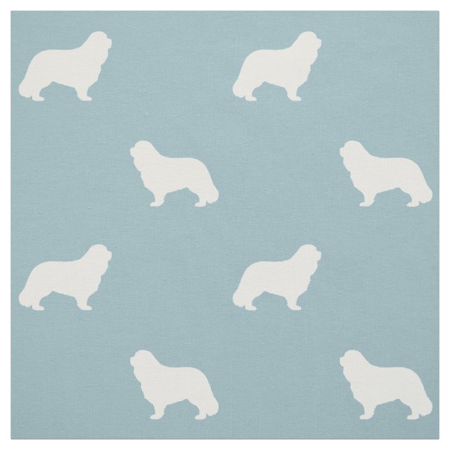 Tela Cavalier King Charles Spaniel Dog Silhouettes (Retal)