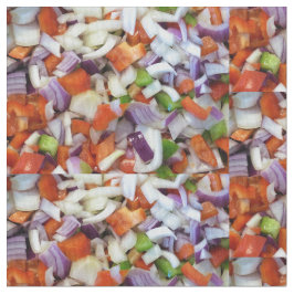 Tela Cebollas y pimientos