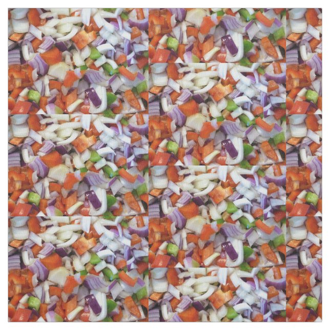 Tela Cebollas y pimientos (Retal)