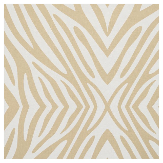 Tela Cebra neutral rubia (Retal)
