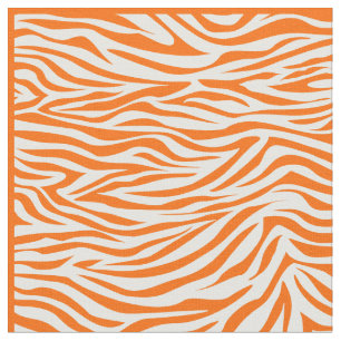 Tela Cebra Tangerine Safari