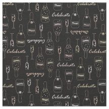 Celebraciones de champán en negro