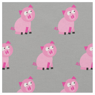 Tela Cerdito Lindo Niño Bebé Guardería Granja Cerdito G