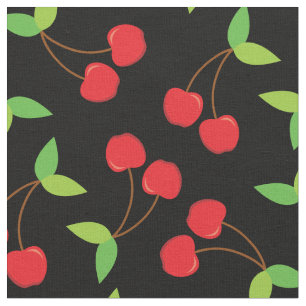 Tela Cerezas Frutas Bonitas Cocina