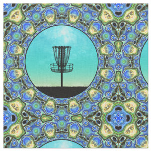 Tela Cesta abstracta de disco de golf 5