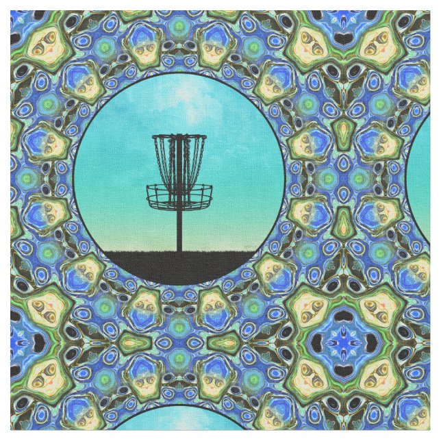 Tela Cesta abstracta de disco de golf 5 (De cerca)