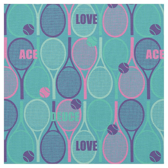 Tela Chaquetas de tenis con fondo de minoría (De cerca)