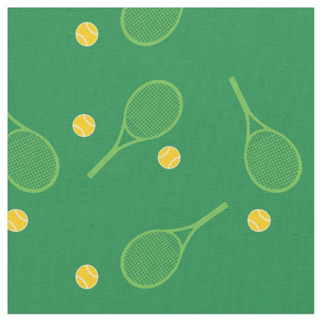 Tela Chaquetas de tenis con fondo verde (De cerca)