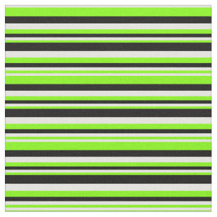 Tela Chartreuse, Mint Cream y Black Colour Pattern