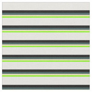 Tela Chartreuse, Tan, gris pizarra oscura, negro y blan
