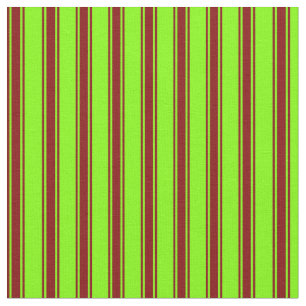 Tela Chartreuse y Maroon Lines
