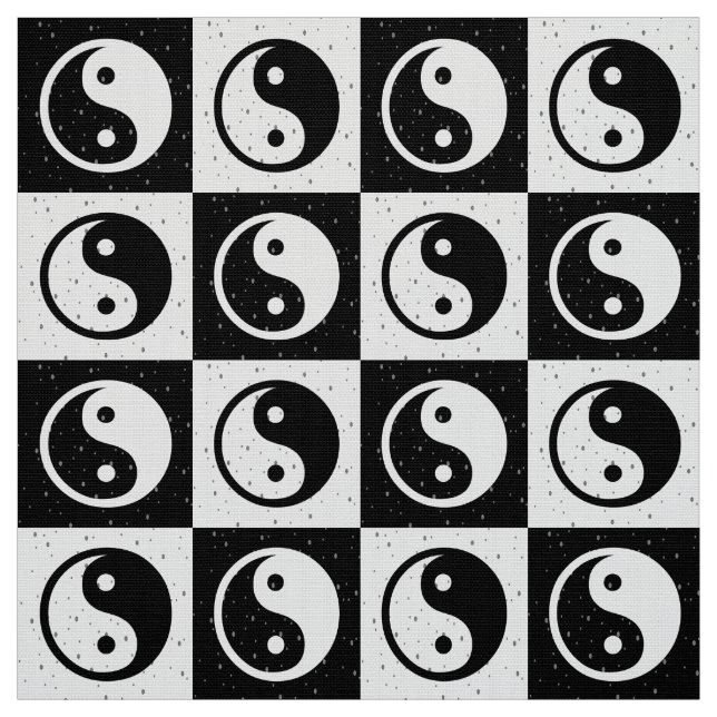Tela Checkered Ying-yang (Retal)