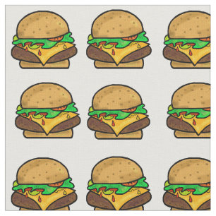 Tela Cheeseburger Fabric