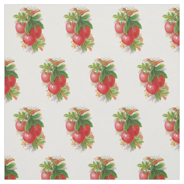Tela Cherries vintage (Retal)