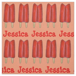 Tela Cherry Twin Pop Red Popsicle Ice Lollies Summer