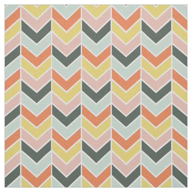 Tela Chevron alegre (Retal)