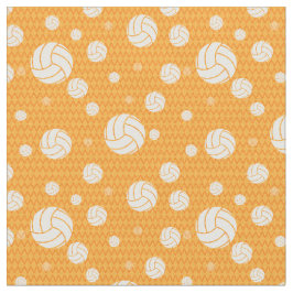 Tela Chevron amarillo de voleibol con patrón