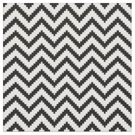 Tela Chevron blanco y negro