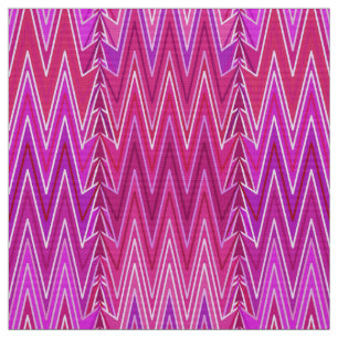 Tela Chevron Damask, morado y rosa fuchsia