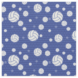 Tela Chevron de voleibol azul patentado