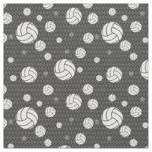 Chevron de Voleibol Gris Patterado