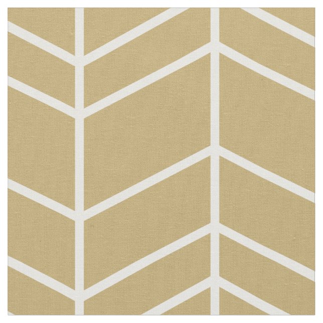 Tela Chevron Gold Herringbone (De cerca)