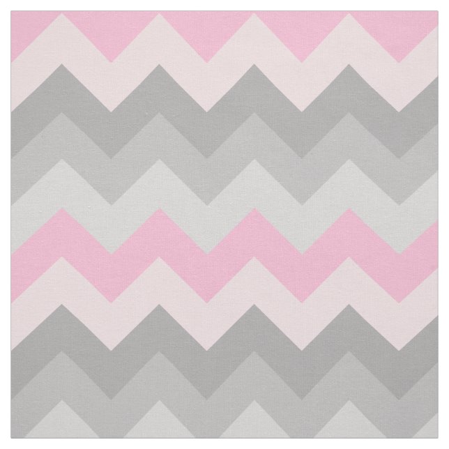 Tela Chevron gris rosa Ombre (Retal)