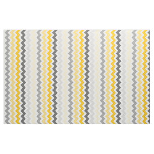 Tela Chevron medio raya gris amarillo