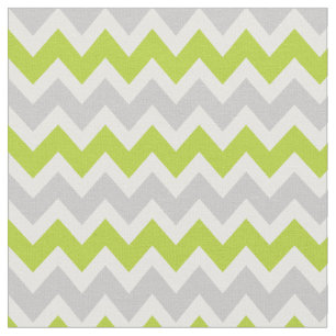 Tela Chevron moderno gris y verde
