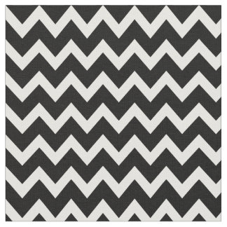 Tela Chevron moderno negro y blanco