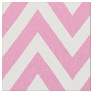Tela Chevron moderno rosa de gran escala