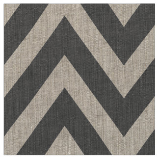 Tela Chevron moderno y gris de carbón vegetal a gran es
