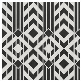 Tela Chevron negro y blanco de lujo raya geométrico