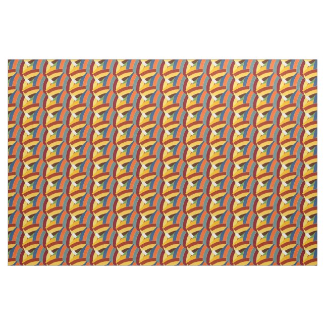 Tela chevrons contemporáneos de moda multicolor (Yarda)