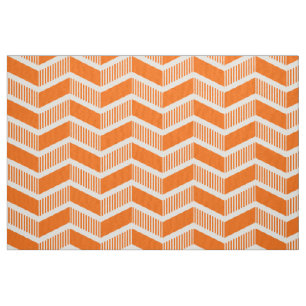 Tela Chevrons Stepped - Naranja