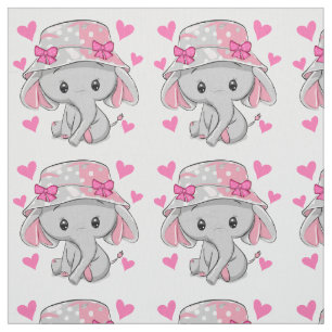 Tela Chica Cute Baby Elephant