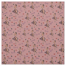 chica de anclaje rosa