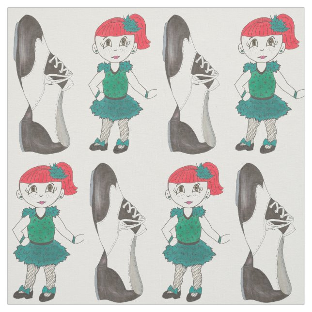 Tela Chica de bailarina de clase Tap Tapdance (Retal)