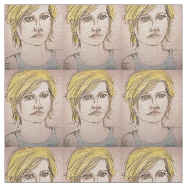 Tela Chica de balancines con tatuaje (Retal)