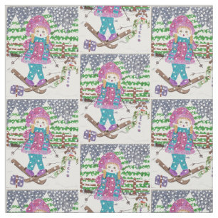 Tela chica de esquí