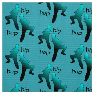 Tela Chica de hip hop turquesa