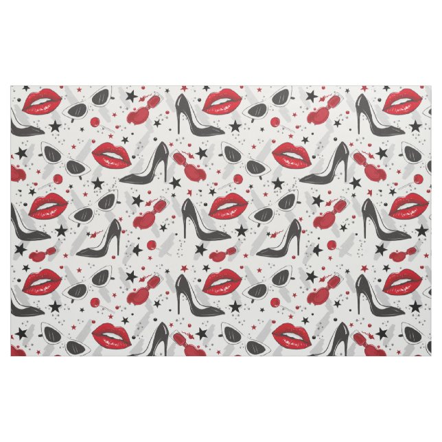 Tela Chica de Moda Retro High ("Cuarto gordo" (fat quarter))