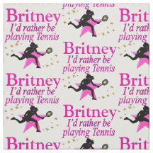 CHICA DE TENIS ROSA PERSONALIZADO